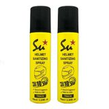 (HSD: 9/2025) Combo 2 Xịt Khử Mùi Diệt Khuẩn Nón Bảo Hiểm Lưu Hương Su Track 75mlx2 Màu vàng