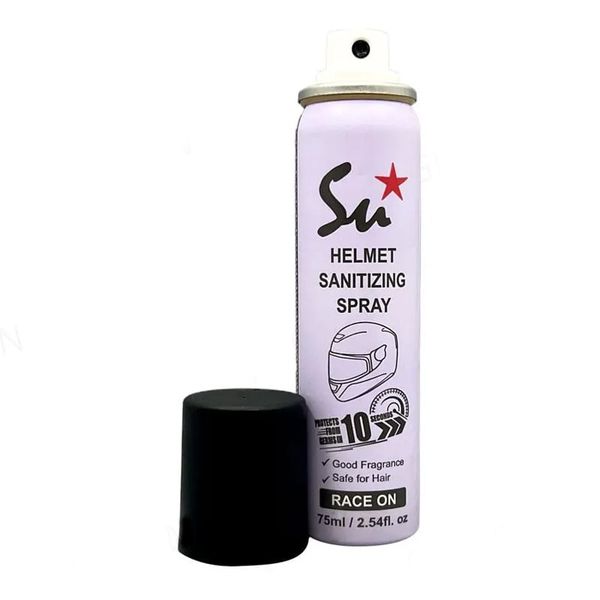 (HSD: 9/2025) Xịt Khử Mùi Diệt Khuẩn Nón Bảo Hiểm Lưu Hương Su Track 75ml Màu Tím (1) - GWP