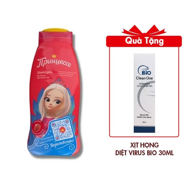 (HSD: 9/2025) Sữa Tắm Gội Trẻ Em 2in1 Kalinka Malinka 400ml Hương Quả Mọng