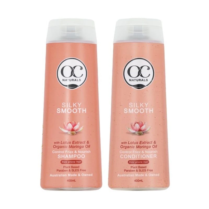 (HSD: 12/2024) Combo Dầu Gội Và Dầu Xả Dưỡng Tóc Mềm Mượt Oc Naturals Chiết Xuất Hoa Sen 400ml