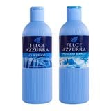 Combo Sữa Tắm Nước Hoa Felce Azzurra Hương Cổ Điển Và Xạ Hương Trắng 650mlx2