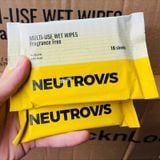 (HSD: 10/2025) Combo 20 Gói Khăn Giấy Ướt Đa Dụng Không Mùi An Toàn Neutrovis - (Gói 10tờ)