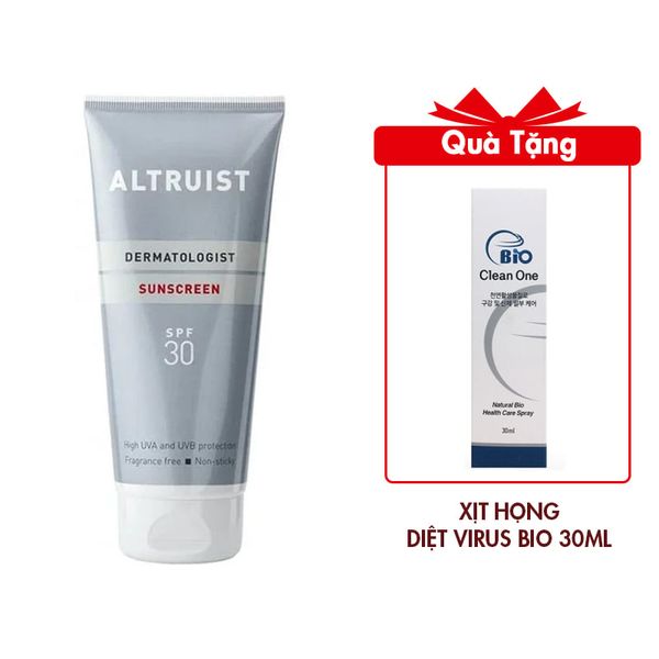 (HSD:7/2025) Kem Chống Nắng Màng Lọc Chống Tia Cực Tím Altruist Dermatologist Sunscreen SPF 30 (200ml)