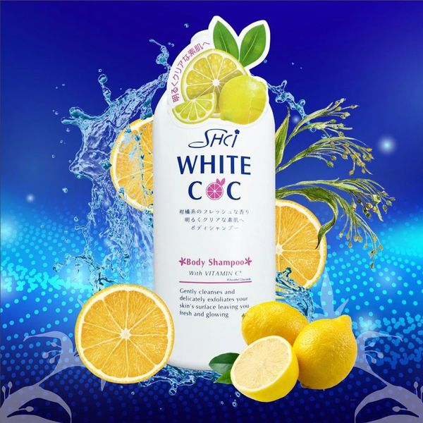 Combo Sữa Tắm Dưỡng Trắng Da SHCI White CC Body Shampoo 360ml Và Kem Dưỡng Thể Trắng Da SHCI White CC 180g