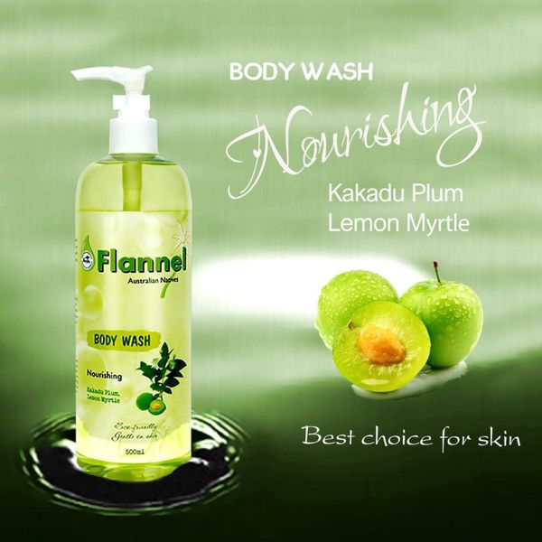 Sữa Tắm Dưỡng Thể Flannel Hương Mận Kakadu & Chanh Sim 500ml