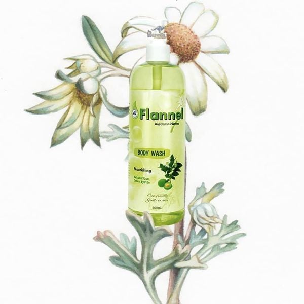 Sữa Tắm Dưỡng Thể Flannel Hương Mận Kakadu & Chanh Sim 500ml