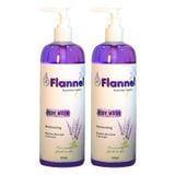 Combo 2 Sữa Tắm Dưỡng Ẩm Flannel Hương Hoa Banksia, Hoa nerolina & Hoa Lavender 500mlx2