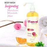 Sữa Tắm Tiếp Thêm Sinh Lực Flannel Hoa Waratah, Bạc Hà & Quýt Mùi Hương Ngọt Ngào Quý Phái 500ml