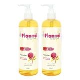 Combo 2 Sữa Tắm Tiếp Thêm Sinh Lực Flannel Hoa Waratah, Bạc Hà & Quýt Mùi Hương Ngọt Ngào Quý Phái 500mlx2
