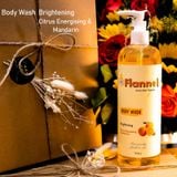Combo 2 Sữa Tắm Làm Sáng Da Flannel Hương Cam & Quýt 500mlx2