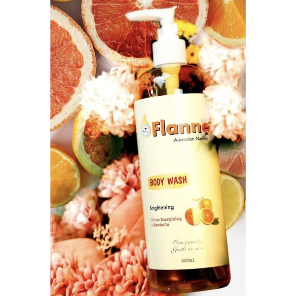 Sữa Tắm Làm Sáng Da Flannel Hương Cam & Quýt 500ml