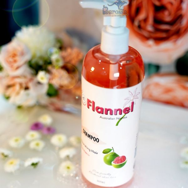 Dầu Gội Flannel Chiết Xuất Bưởi Hồng Ngăn Rụng Tóc, Giảm Gãy Rụng Giúp Tóc Chắc Khoẻ Bóng Mượt 500ml