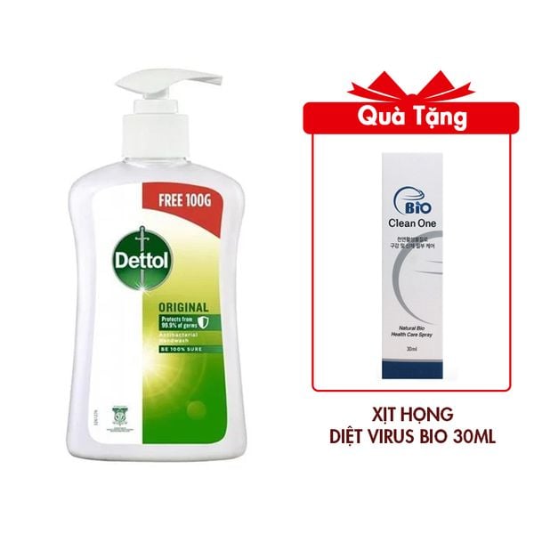 (HSD: 5/2025) Nước Rửa Tay Dettol Kháng Khuẩn Tinh Dầu Thông -Chai 500g