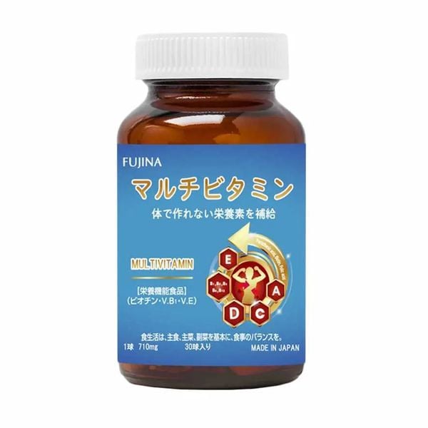 (HSD: 10/2025) Vitamin Tổng Hợp Tăng Đề Kháng Multivitamin Fujina 30 Viên/ Hộp