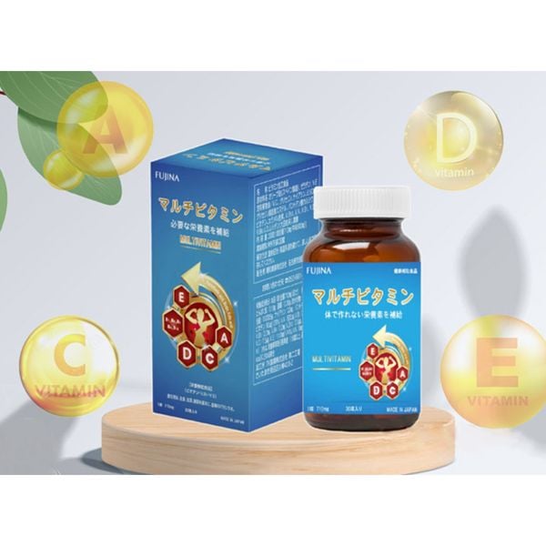 (HSD: 10/2025) Vitamin Tổng Hợp Tăng Đề Kháng Multivitamin Fujina 30 Viên/ Hộp