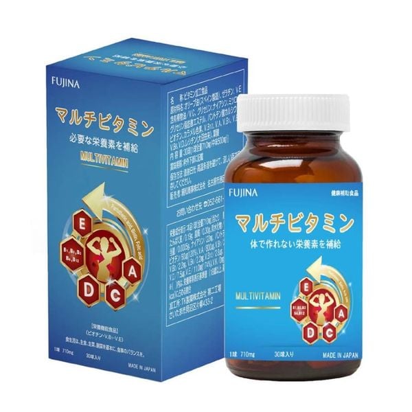 (HSD: 10/2025) Vitamin Tổng Hợp Tăng Đề Kháng Multivitamin Fujina 30 Viên/ Hộp
