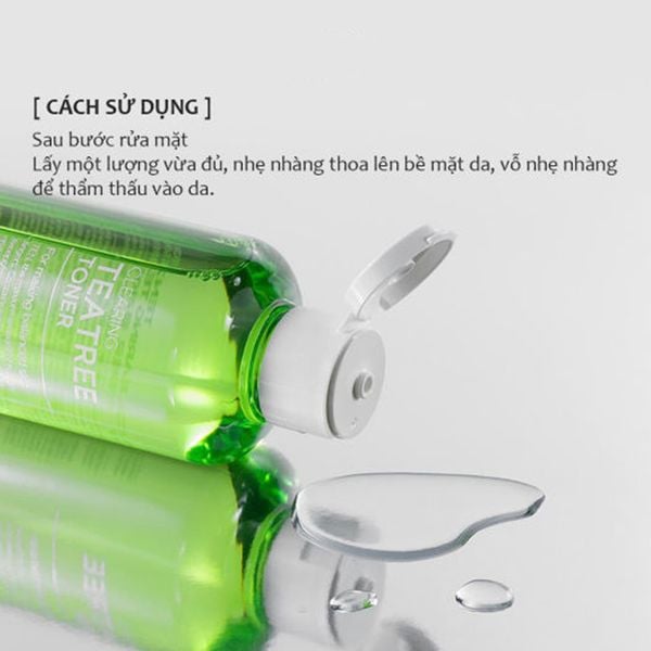 (HSD: 2/2026) Toner Nước Hoa Hồng Làm Dịu Da Tenzero Toner 300ml (Tràm Trà)