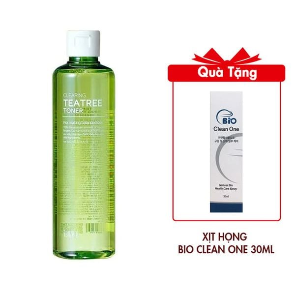 (HSD: 2/2026) Toner Nước Hoa Hồng Làm Dịu Da Tenzero Toner 300ml (Tràm Trà)