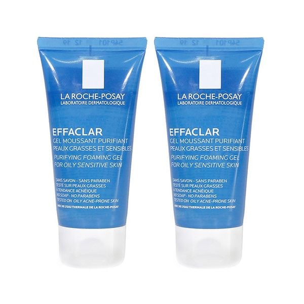 Combo 2 Sữa Rửa Mặt La Roche-Posay Effeclar Purifying Foaming Gel 15mlx2
