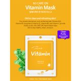 (HSD: 5/2026) Combo 10 Mặt Nạ Miếng MJCARE ON Cấp Ẩm, Dưỡng Sáng, Mờ Thâm 23gx10 Vitamin