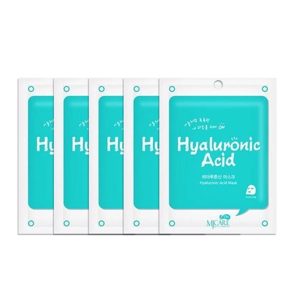 (HSD: 7/2026) Combo 5 Mặt Nạ Miếng MJCARE ON Cấp Ẩm, Dưỡng Sáng, Mờ Thâm 23gx5 Hyaluronic Acid
