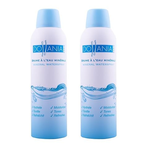 (HSD: 8/2026) Combo 2 Xịt Khoáng Dưỡng Ẩm, Cấp Nước, Làm Dịu Da Dollania 150mlx2