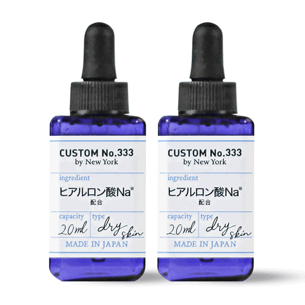 (HSD: 2/2026) Combo 2 Tinh Chất Custom No.333 By New York Hyaluronic Acid Cấp Ẩm Giúp Da Săn Chắc 20mlx2