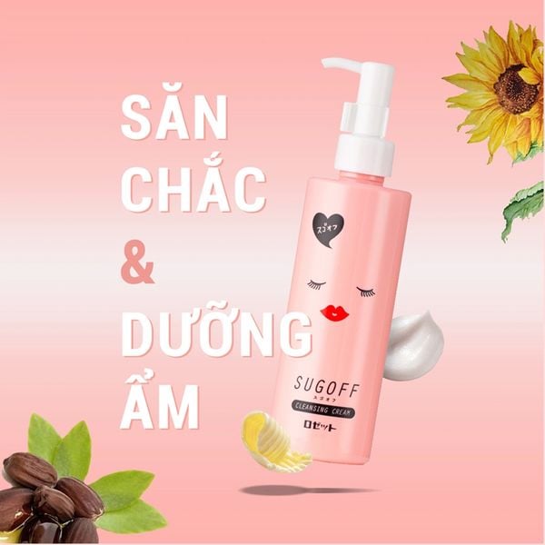(HSD: 6/2026) Combo 2 Kem Tẩy Trang Rosette Sugoff Dưỡng Ẩm Và Săn Chắc Da Cleansing Cream 200Gx2