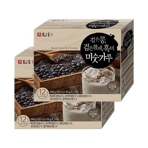 (HSD: 7/2025) Combo 2 Bột Ngũ Cốc Mè Đen Damtuh Hàn Quốc 240gx2