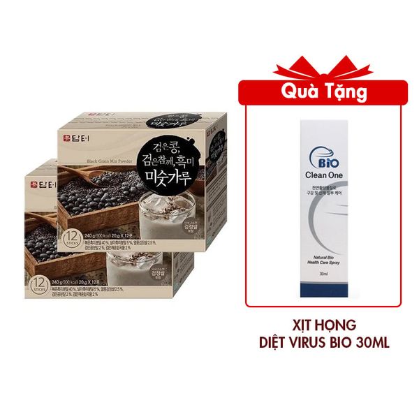 (HSD: 7/2025) Combo 2 Bột Ngũ Cốc Mè Đen Damtuh Hàn Quốc – 240gx2