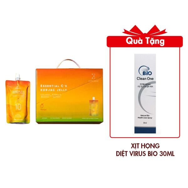 (HSD: 11/2025) Thạch Dinh Dưỡng, Giảm Cân vị Xoài - Everydaze Essential C’s Konjac Jelly 10 gói