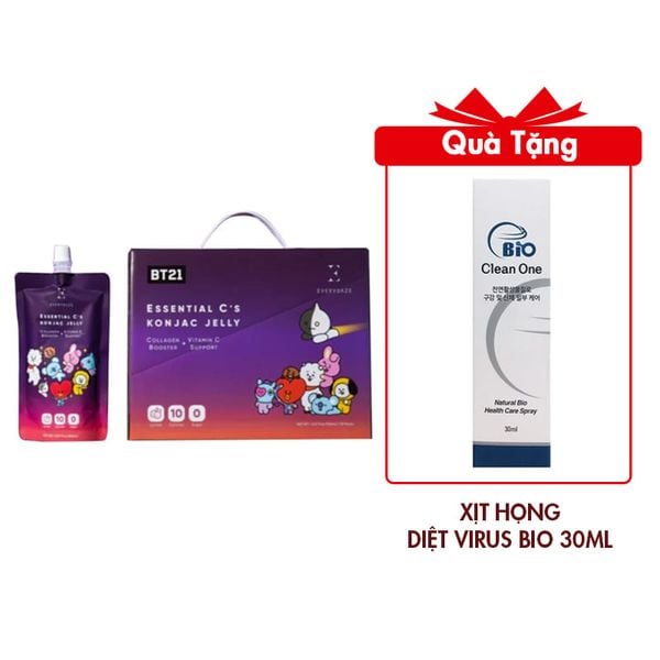 (HSD: 2/2026) Thạch Dinh Dưỡng, Giảm Cân vị Vải - Everydaze Essential C’s Konjac Jelly 10 gói