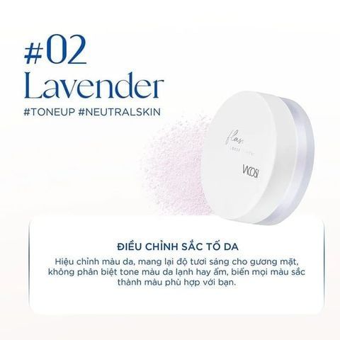 Phấn Phủ Bột Vacosi Flaso Loose Powder Siêu Mịn VP11 Translucent 6G (3 Màu Lựa Chọn) Tặng Combo 5 Gói Khăn Giấy Ướt Neutrovis
