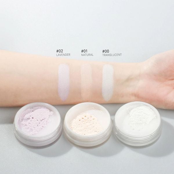 Phấn Phủ Bột Vacosi Flaso Loose Powder Siêu Mịn VP11 Translucent (3 Màu Lựa Chọn) 6g