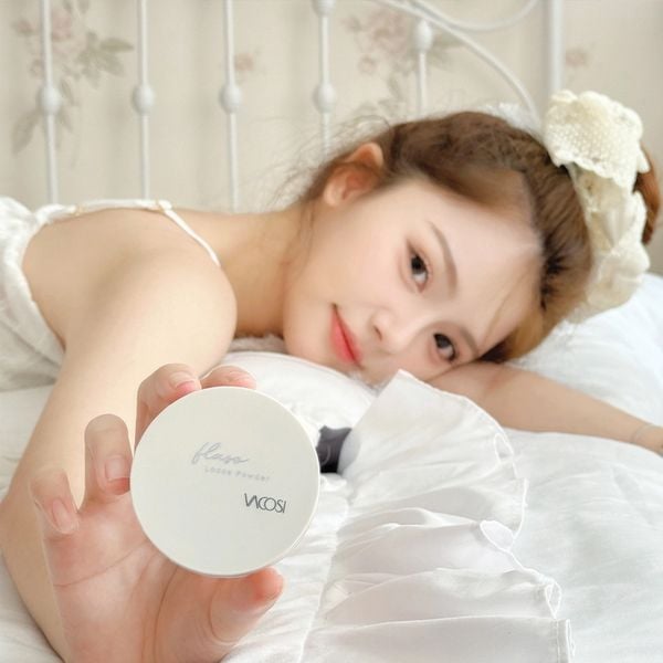 Phấn Phủ Bột Vacosi Flaso Loose Powder Siêu Mịn VP11 Translucent (3 Màu Lựa Chọn) 6g