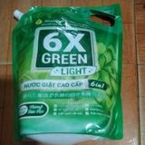 Nước giặt 6x Green Light Hương Thảo Mộc Tích Hợp 2 Trong 1 Làm Sạch 3200ml