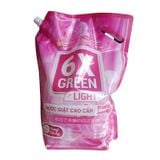 Nước giặt 6x Green Light Hương Đắm Say Tích Hợp 2 Trong 1 Làm Sạch 3200ml