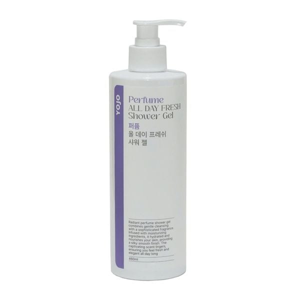 Sữa Tắm Nước Hoa Yojo Perfume All Day Fresh Shower Gel 460Ml