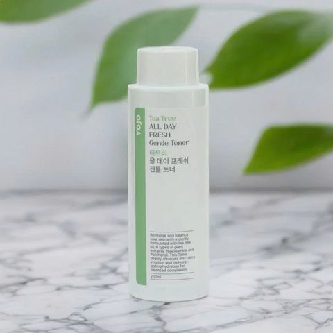Toner Tràm Trà Yojo Tea Tree All Day Fresh Gentle Toner Phù Hợp Ngay Cả Với Làn Da Nhảy Cảm 200ml