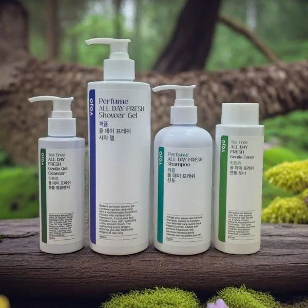 Combo 2 Toner Tràm Trà Yojo Tea Tree All Day Fresh Gentle Toner Phù Hợp Ngay Cả Với Làn Da Nhảy Cảm 200mlx2