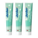 Combo 3 Kem Đánh Răng Cho Người Lớn Vị Bạc Hà Hoa Cúc Mát Lạnh Jordan Clean & Fresh Cool 75Gx3