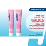Combo 3 Kem Đánh Răng Cho Người Lớn Vị Bạc Hà Và Dưa Hấu Mát Lanh Jordan Clean & Fresh Cool - 75gx3