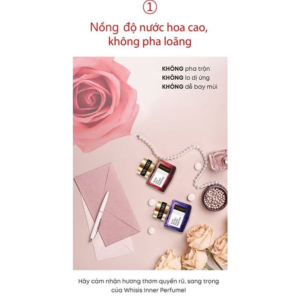 Nước Hoa Vùng Kín Cho Phái Nữ Whisis Rose Day Inner Perfume 7ml (Màu đỏ)
