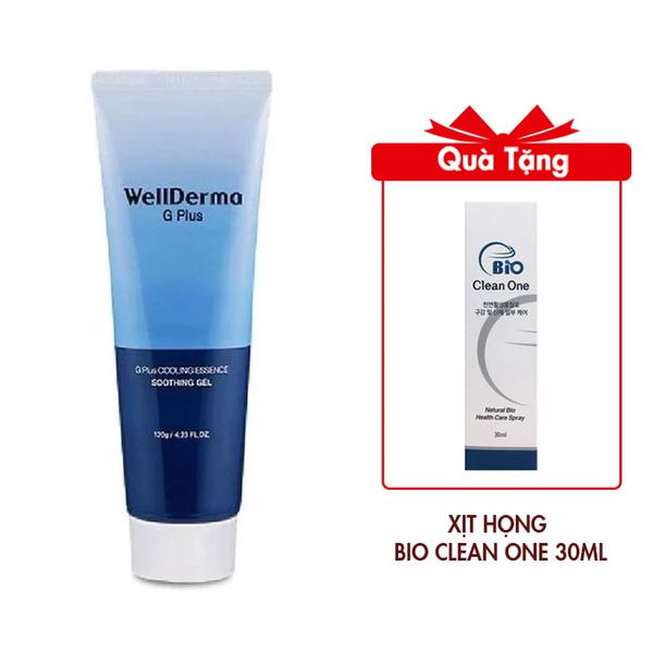 (HSD: 3/2026) Kem Gel Dưỡng Ẩm Cấp Nước Trẻ Hóa Da Wellderma G Plus Mils Acis Ance Gel Cleanser 120ml