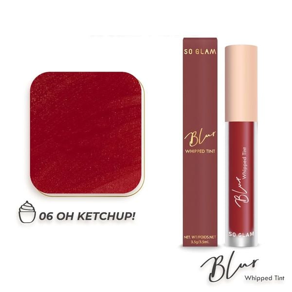 Son Tint So Glam Li Blur Whipped Trang Điểm Dễ Dàng 3.5g