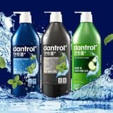 (HSD: 6/2026) Combo 2 Dầu Gội Giảm Ngứa Gàu Phục Hồi Tóc Dantrol Cooling Menthol Water Shampoo Bạc Hà (Đen) 820mlx2