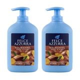 (HSD: 1/2026) Combo 2 Sữa Rửa Tay Hương Nước Hoa Felce Azzurra Hổ Phách & Dầu Argan 300mlx2