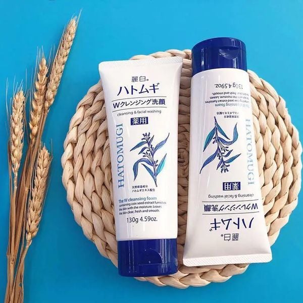 Sửa Rửa Mặt Ý Dĩ Hatomugi Nhật Bản 130g