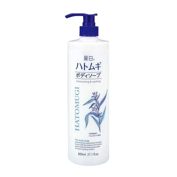 Sữa Tắm Dưỡng Ẩm Và Làm Sáng Da Hatomugi 800ml