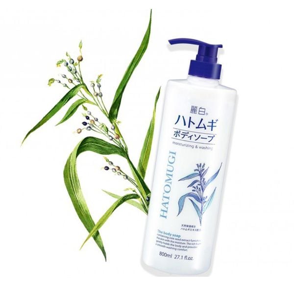Sữa Tắm Dưỡng Ẩm Và Làm Sáng Da Hatomugi 800ml